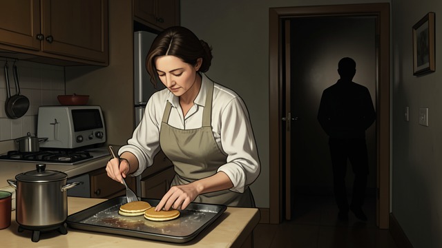 始终没有送来的煎饼,《盲柳与睡女》中的场景。早餐作为证据 熟悉的周日餐点 胡桃泽先生探望母亲后打电话给妻子,请她准备煎饼。她一边等他回来,一边动手烹制。 被打断的约定 他始终没有回到公寓。渐渐冷却的煎饼,让他的失踪更难被解释为蓄意离开。
