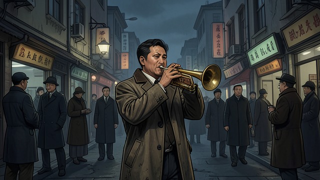 Shozaburo in Shanghai from "Blind Willow, Sleeping Woman". A Life of Instinct Leaving Japan Shozaburo Takitani leaves Tokyo after a romantic difficulty and builds a life playing trombone in Shanghai.
