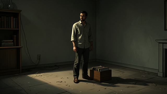 The Records in the Empty Room from "Blind Willow, Sleeping Woman". Inherited Absence A father’s remaining property Shozaburo leaves little beyond cash, an instrument, and a vast jazz collection.