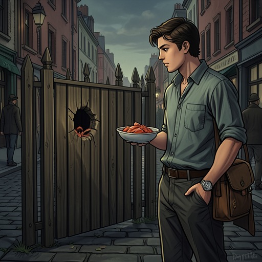 The Crab Meal and the Broken Fence from "Blind Willow, Sleeping Woman". A holiday romance shifts into dread after the young man discovers moving worms in vomited crab, leaving him unable to return to his former confidence.