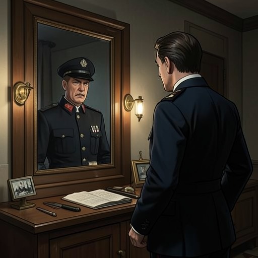 The Mirror and the Night Watchman from "Blind Willow, Sleeping Woman". A young night watchman’s encounter with his own hateful reflection turns a routine security round into a lasting confrontation with the self.