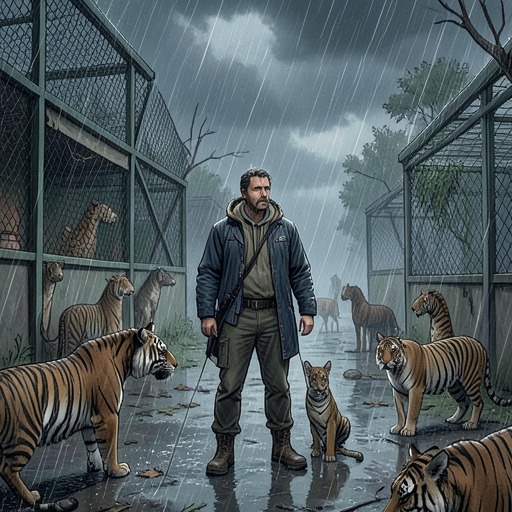 A Visit to the Zoo in a Typhoon from "Blind Willow, Sleeping Woman". A friend’s storm ritual opens a chain of reflections on death, detachment, and the invisible forces that unsettle ordinary life.
