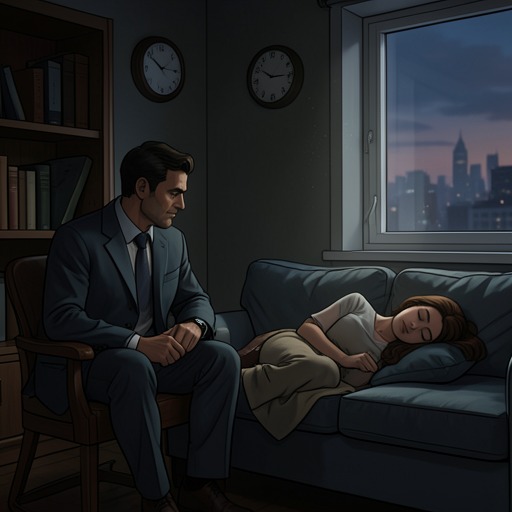 表兄弟与盲柳，《盲柳与睡女》中的场景。叙述者探望听力受损的表弟，重新唤起了一段旧日记忆：一个沉睡的女人、一位失去的朋友，以及一场当时未被察觉的未能采取行动。