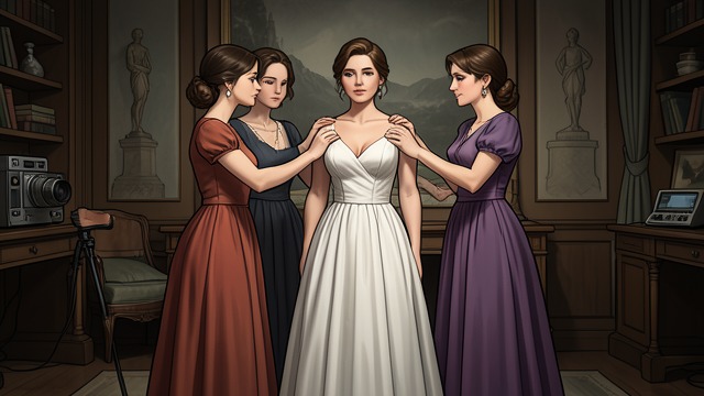 Wedding-Day Belonging from "Always and Forever, Lara Jean". Wedding-Day Belonging Shared preparation Lara Jean Covey, Margot Song, and Kitty Song get ready with Trina Rothschild on her wedding day.