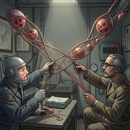Genes Through Generations from "The Selfish Gene". This thread follows the explanation of how genes persist as copied units while chromosomes, bodies, and gene combinations are repeatedly reshuffled.