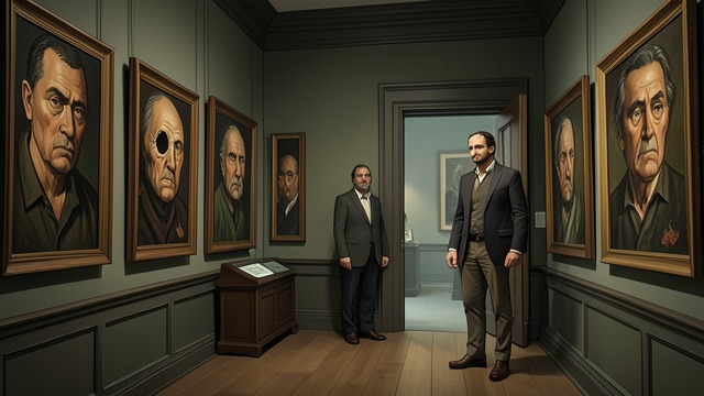 Entering the Gallery from "Nausea". Entering the Gallery The city’s honored dead Roquentin enters the museum’s portrait room, where the former leaders of Bouville appear carefully composed and…