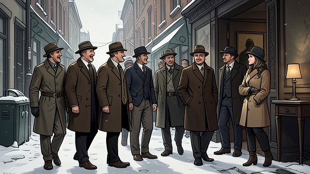The Last Farewells from "Dubliners". The Gathering Dissolves Cabs and cold air Guests leave in laughter and confusion while snow and slush mark the streets.