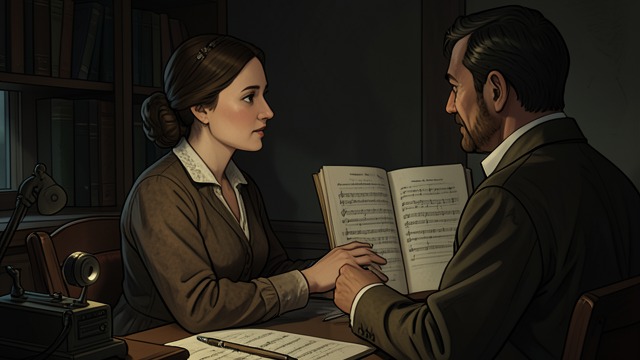 The Story at the Hotel from "Dubliners". The Past Enters the Marriage Gretta explains her tears After hearing “The Lass of Aughrim,” Gretta tells Gabriel about Michael Furey.