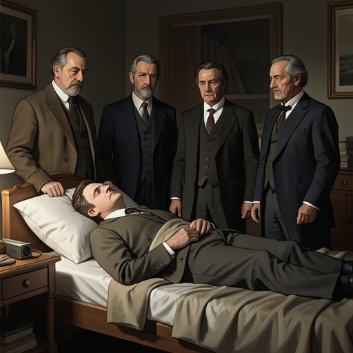 Kernan's Fall and the Retreat from "Dubliners". This flow follows Tom Kernan from a drunken accident through friends' intervention toward a proposed Catholic retreat.