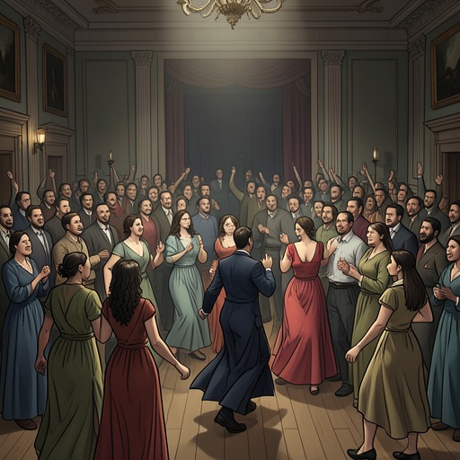 The Morkan Dance as a Generational Threshold from "Dubliners". This flow traces the dance from its confident ritual of hospitality to the awareness that its elders and memories are passing away.