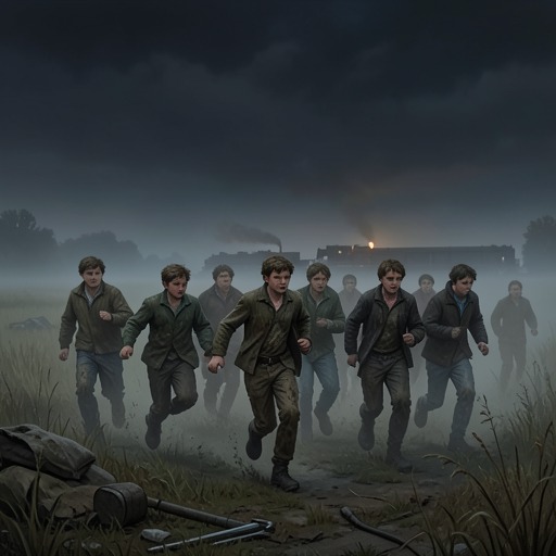 The Truant Expedition and Dangerous Encounter from "Dubliners". This flow traces the boys' attempt to escape school routine, ending in a frightening encounter that overturns their playful adventure.