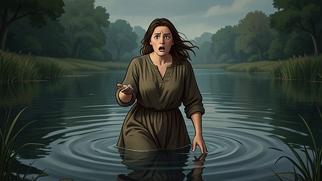 The Secret Revealed from "The Gift". Trust at the Lake A Hidden Pregnancy Swimming exposes Maribeth Robertson’s pregnancy, which she has concealed beneath loose clothing.