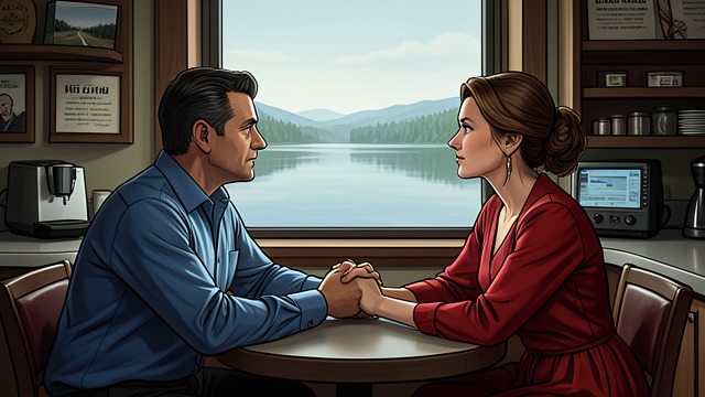 A Restaurant Encounter from "The Gift". Two Lonely Young People The Regular Customer Tommy Whittaker notices Maribeth Robertson at Jimmy D’s and returns to speak with her.