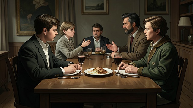 A First Family Dinner from "The Gift". A Meal Reopens the House An Attempt at Reunion Tommy Whittaker urges his parents to spend time together again, invoking what Annie would have wanted.