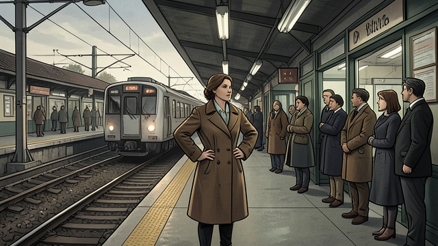 Katalin and Marika Are Left Behind from "The Glass Room". Flight Divides a Household Detention Officials take Katalin and Marika from the train, separating them from the family that had offered shelter.