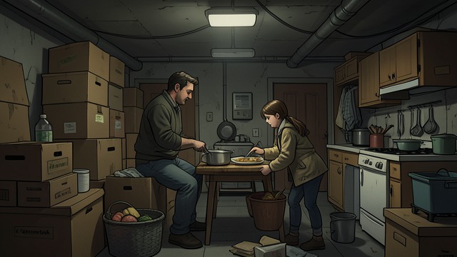 Laník’s Refuge and Storehouse from "The Glass Room". Use for Survival A caretaker’s domain Laník and his sister occupy rooms near the kitchens and use the basement for stored necessities.