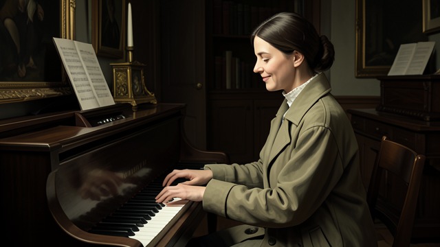 Music and Public Recognition from "The Glass Room". A Career in Motion New opportunities Vitulka studies composition and gains attention for her musical gifts.