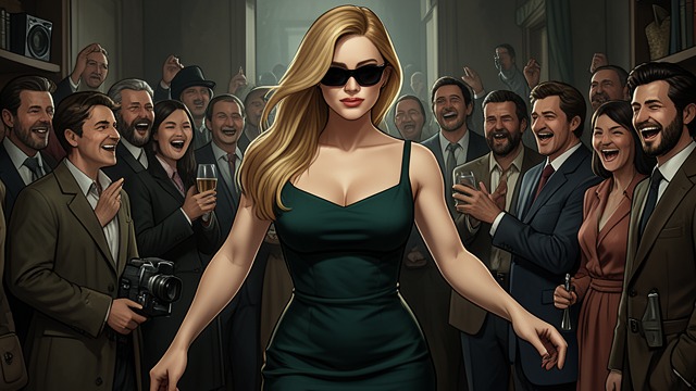 The Provocateur from "The Glass Room". A Deliberately Unrespectable Woman Social performance Hana uses jokes, sexual candor, and teasing to unsettle polite company.