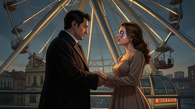 The First Meeting from "The Glass Room". A Chance Encounter Attraction and choice Viktor meets Kata in the Prater after asking for a light.