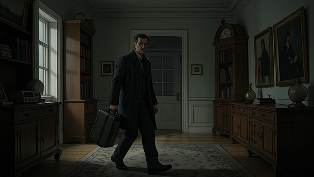 A Servant at the House from "The Glass Room". Near the Family, Outside It Work and observation Laník serves the household as chauffeur and caretaker, moving through a home whose owners possess wealth and…