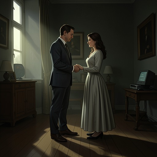 Viktor and Kata’s Affair from "The Glass Room". This flow traces how a paid encounter becomes an attachment that challenges Viktor’s marriage and Kata’s attempts to preserve independence.