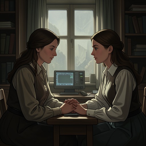 Hana and Zdenka’s Late Love from "The Glass Room". This flow traces Hana and Zdenka’s movement from mutual recognition through confession, shared grief, and an uncertain new attachment.