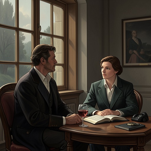 Marriage, Betrayal, and Loyalty from "The Glass Room". This flow traces Hana’s marriage to Oskar through affairs, persecution, separation, and Hana’s enduring grief for him.
