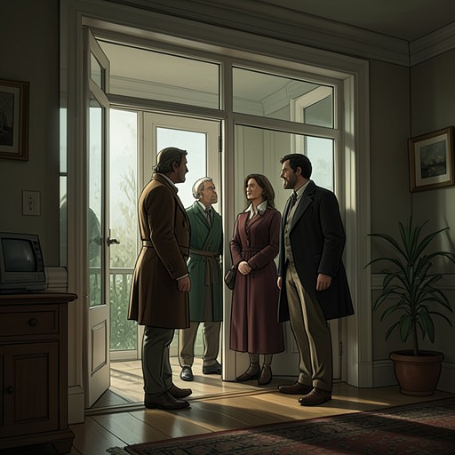 The House and the Meaning of Home from "The Glass Room". This flow examines how home shifts from a designed ideal to a lost possession, a remembered place, and a disputed public inheritance.