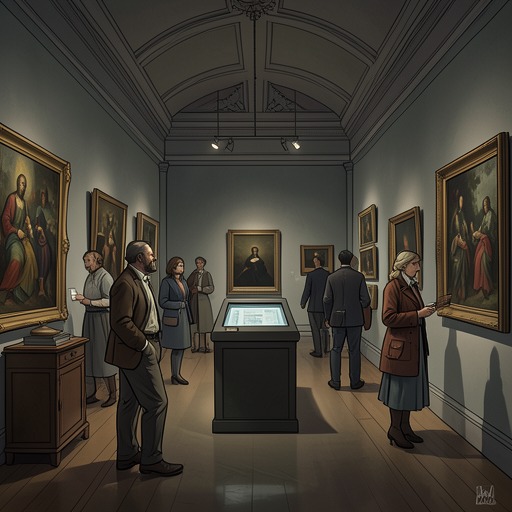 The Charity Recital and Public Attention from "The Glass Room". This flow follows a private home’s transformation into a public stage for culture and humanitarian concern.