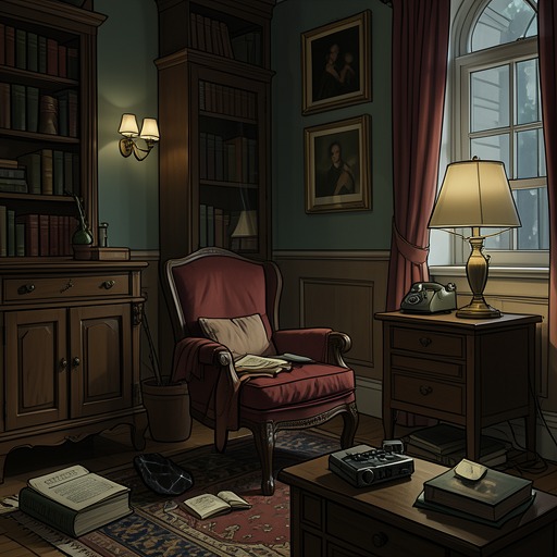 The Chair, the Onyx, and Objects of Memory from "The Glass Room". This flow follows the house’s furnishings as they acquire meanings of desire, class, ownership, and remembrance.
