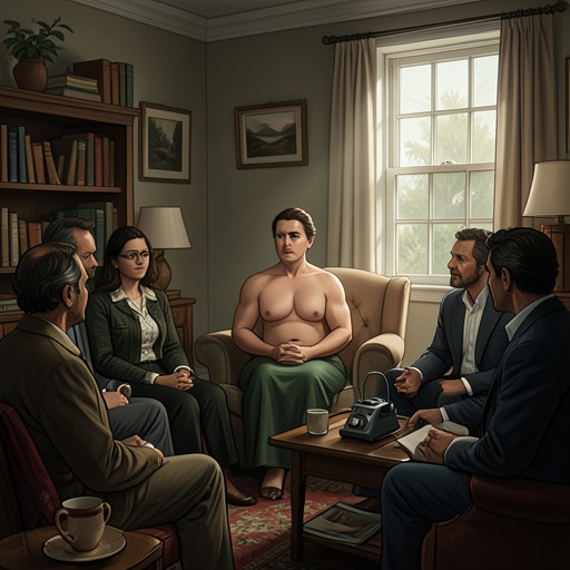The Charity Ideal and Refugee Witness from "The Glass Room". This flow follows the shift from discussing distant suffering to hearing refugees speak within the Landauer home.