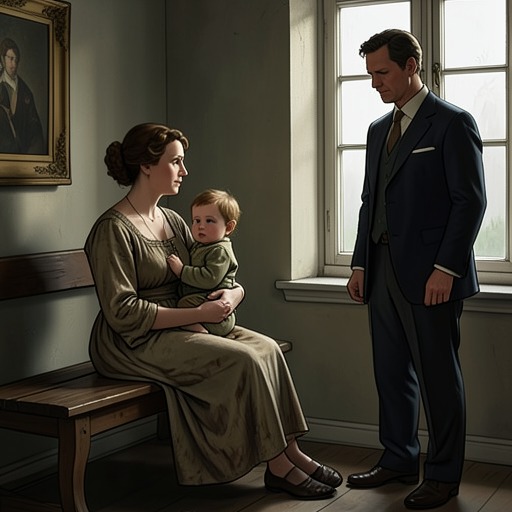 The Repeated Language of Mothers and Children from "The Glass Room". This flow traces motherhood as joy, bodily change, political vulnerability, and a source of chosen care across generations.