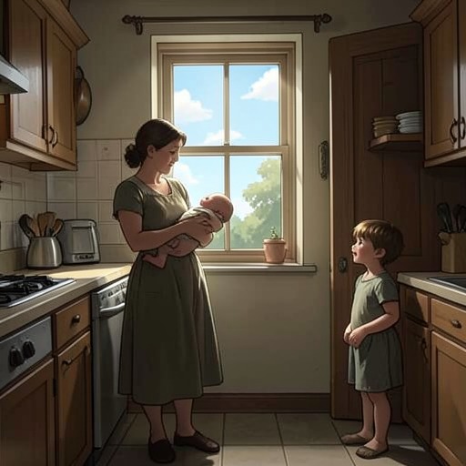 Liesel’s Relationship with Her Children from "The Glass Room". This flow traces Liesel’s motherhood from early pregnancy and devotion through illness, exile, and an adult child’s return.