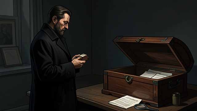 The Box Becomes an Obsession from "Possession". An Unanswered Question The Hidden Cache Cropper learns that Ellen Ash buried a box with Randolph.