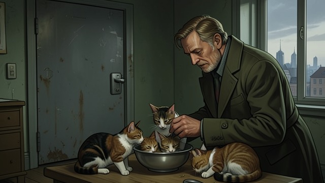 The Cats of Putney from "Possession". Companions Outside the Archive The Colony Roland returns to find Mrs Irving gone and a group of cats living around the flat.