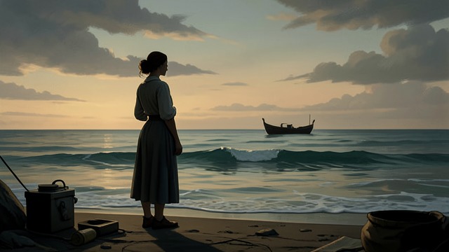 The Brittany Sea from "Possession". A Place of Passage Coastal Myth Maud and Roland visit the Baie des Trépassés, where names, currents, and stories of the dead converge.