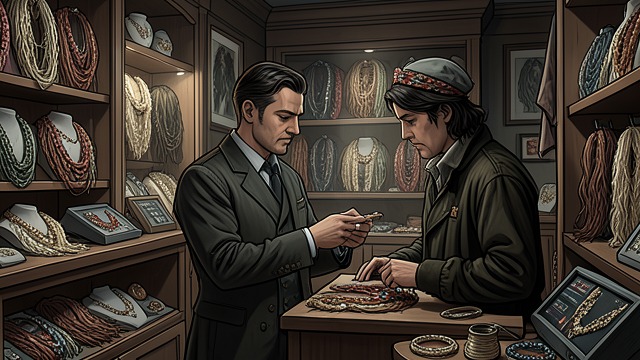 发丝之线,《占有》中的场景。将逝者留在身边 店里的物件 在惠特比,罗兰看见编入哀悼首饰中的头发。店主说,这些发丝取自死者,并被制成用来保存记忆的物件。 物质的联结 这些首饰为小说后来将头发作为证据和纪念物作了铺垫。它们让哀悼变得具体,同时也提醒罗兰,保存某人也可能成为一种占有。