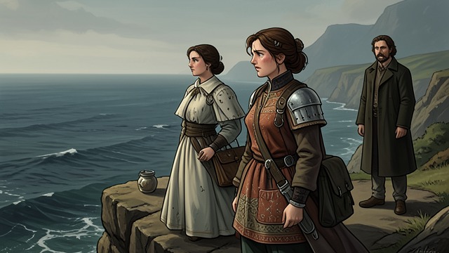 The Confrontation in Brittany from "Possession". The Secret Surfaces Discovery Leonora reaches the coast with Blackadder and learns that Maud and Roland have been researching independently.