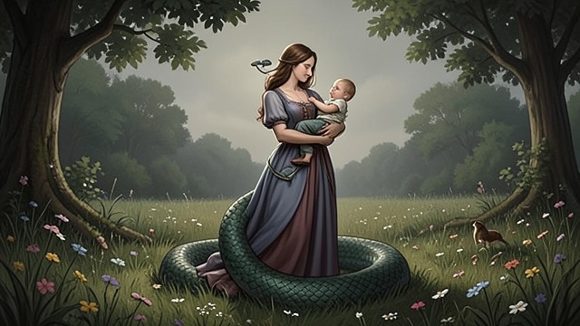 Melusina’s Changing Form from "Possession". Fairy and Historian A Multiple Figure Melusina appears as a builder, mother, serpent, and supernatural being.
