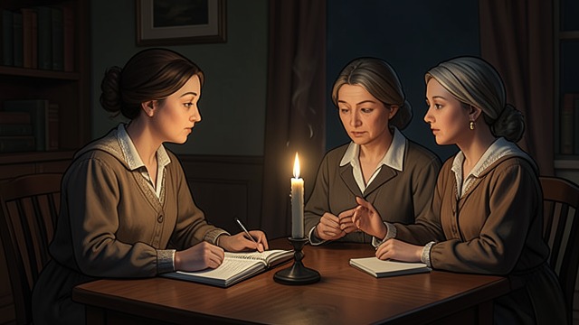 Learning From the Household from "Possession". Observation and Story Myth and Everyday Life Sabine records her father’s winter stories, Gode’s oral tales, and the changing moods of Christabel.