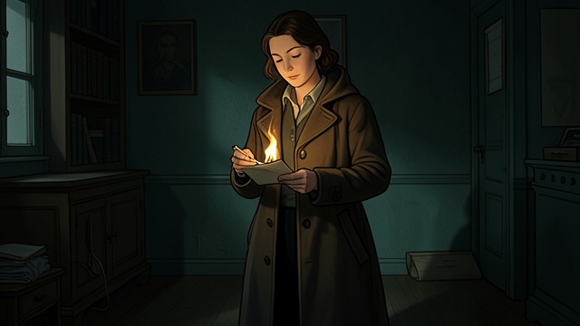 Ellen Selects What Survives from "Possession". Fire and Burial Two Choices Ellen burns some papers but keeps letters and a sealed message that she cannot destroy.
