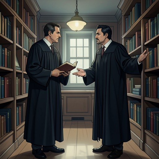 Cropper and Blackadder’s Manuscript War from "Possession". The scholars’ rivalry escalates from competing editorial philosophies into a public struggle over access, ownership, national custody, and ethical limits.