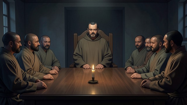 The Office of Abbot from "Narcissus and Goldmund". The Office of Abbot Authority Accepted Narcissus becomes Abbot after Father Martin’s death.