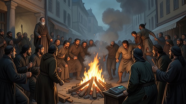 Scapegoats and Mob Violence from "Narcissus and Goldmund". Scapegoats and Mob Violence Fear Seeks a Culprit Communities blame Jews, foreigners, the poor, and other vulnerable groups for the plague.