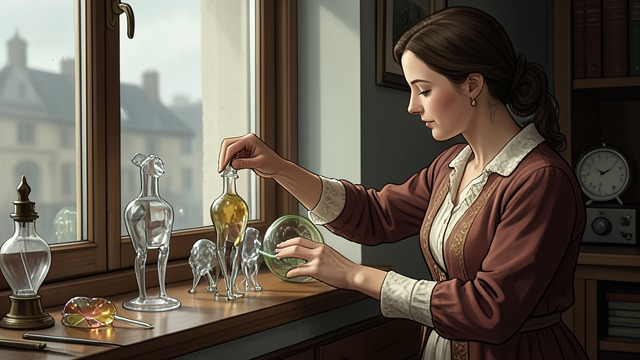Careful Arrangement from "The Glass Menagerie". Careful Arrangement A Private Collection Laura washes and polishes her glass animals in solitude.
