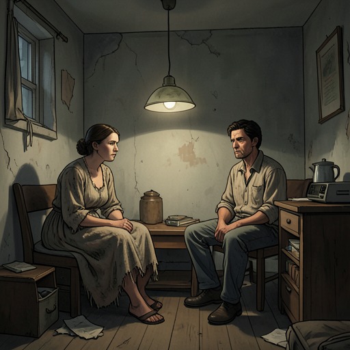 The Family’s Economic Precarity from "The Glass Menagerie". This flow shows how limited money shapes household decisions, dependency, and the pressure surrounding Laura’s future.
