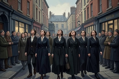 London women's suffrage march (18 July 1910) from "The Second Sex". The London women's suffrage march (18 July 1910) was a nine-kilometer procession through London organized amid the British campaign for women’s voting rights.