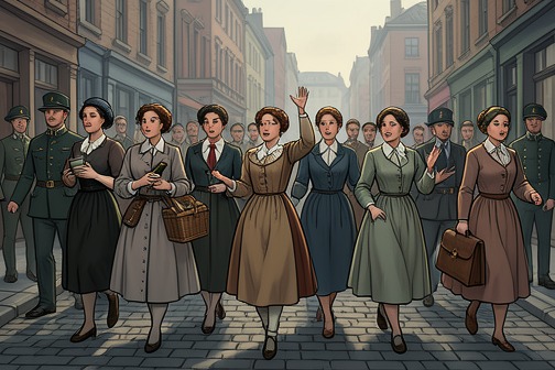 WSPU march on Parliament (1907) from "The Second Sex". The WSPU march on Parliament (1907) was an early landmark in the British women’s suffrage campaign: the Women’s Social and Political Union put women’s demand…