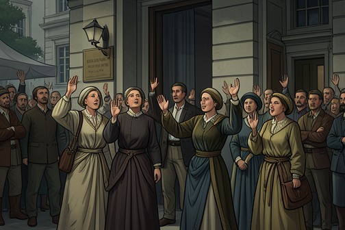 White House suffrage pickets (1917) from "The Second Sex". The White House suffrage pickets of 1917 were a campaign of public protest by American suffragists seeking voting rights for women across the country.
