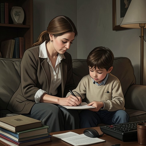 Naoki and His Mother from "The Reason I Jump". This flow follows the practical and emotional support between Naoki Higashida and his mother as communication becomes possible.
